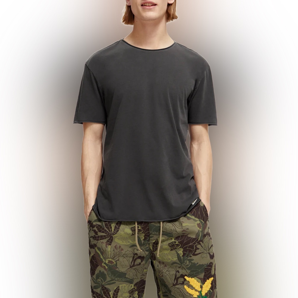 NWT $68  Scotch And Soda Raw Edge T-Shirt